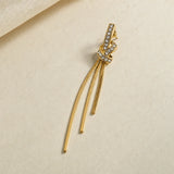 Tessa Pave Knot Chain Drops