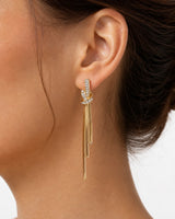 Tessa Pave Knot Chain Drops