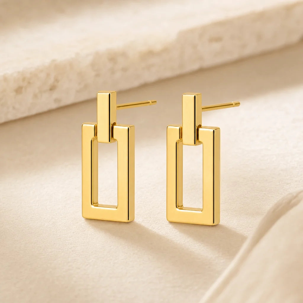 Cleo Rectangle Frame Studs