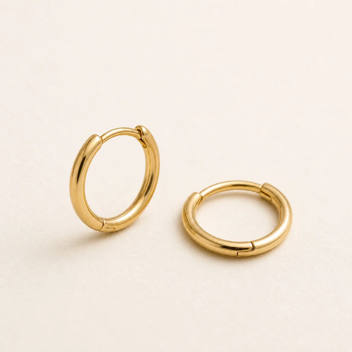 Slim Gold Sleeper Hoops