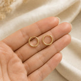 Slim Gold Sleeper Hoops