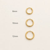 Slim Gold Sleeper Hoops