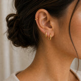 Slim Gold Sleeper Hoops